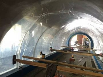 カスタマイズされた大型水槽プラスチックトンネルアクリルプロジェクト